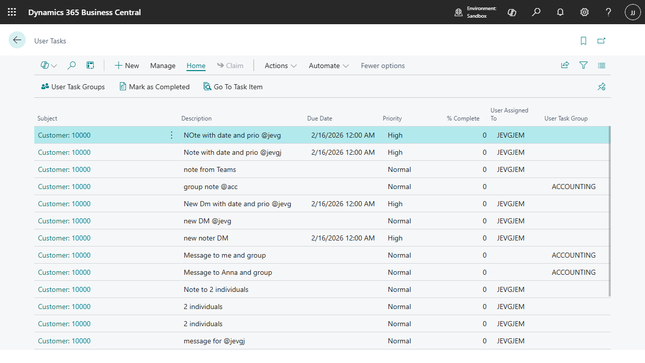 Notify User - Lietotāju Uzdevumu Panelis
