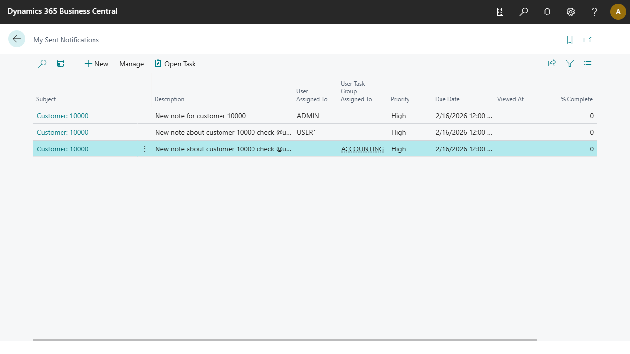 Nosūtīto Paziņojumu Panelis - Sekojiet nosūtītajiem paziņojumiem un lasīšanas statusam