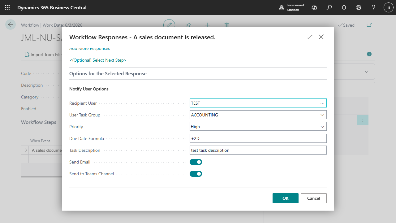 Workflow Setup - Configure automated notification workflows