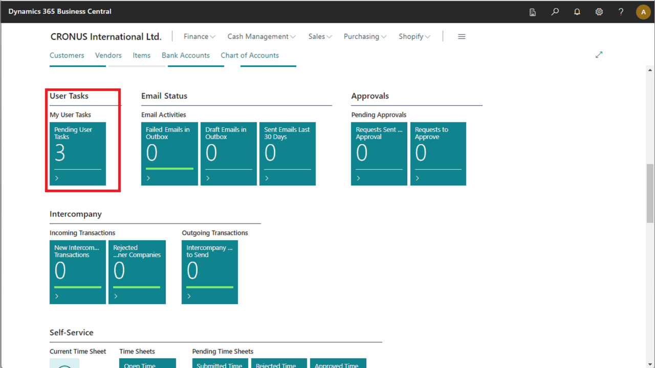 Notify User - User Tasks